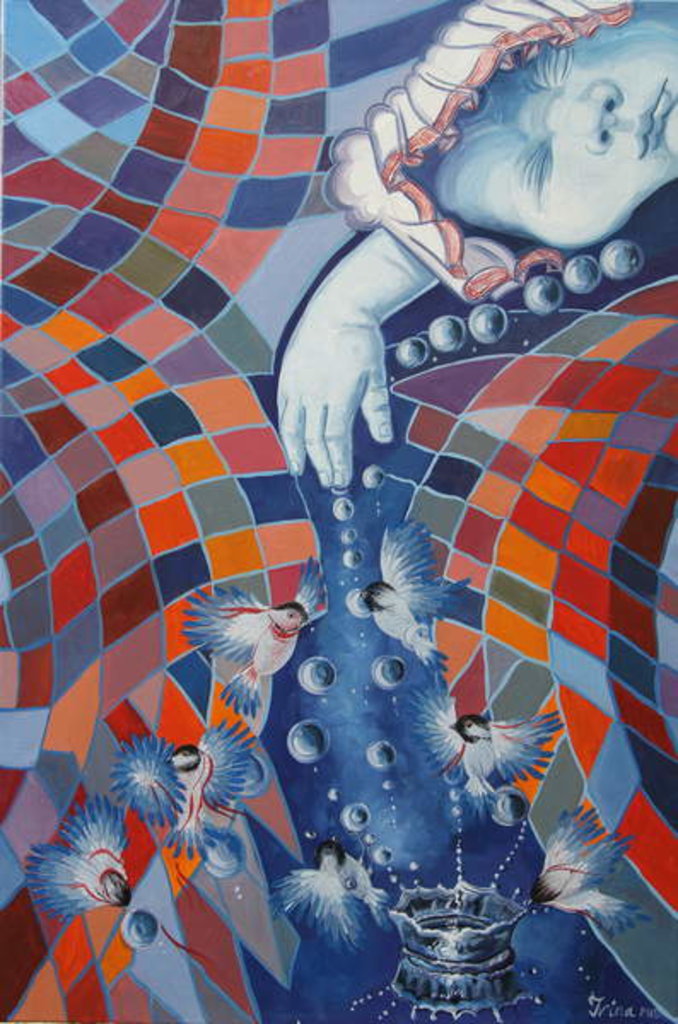 Detail of The Recreation from Raindrops, 2015 by Irina Corduban