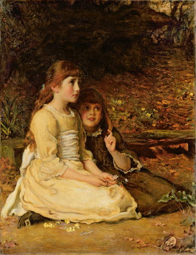 Detail of Cuckoo! by John Everett Millais