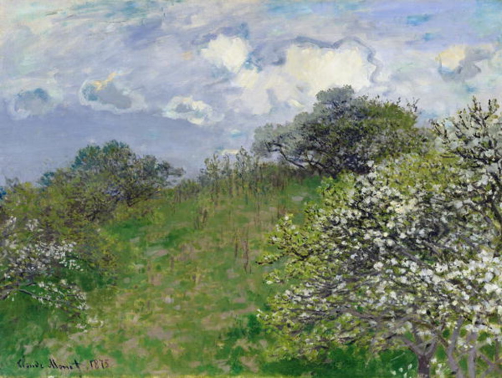 Detail of Spring, 1875 by Claude Monet