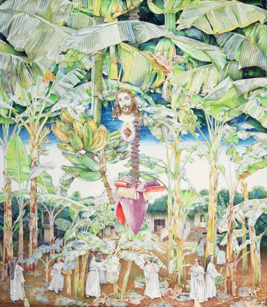 Detail of Miraculous Vision of Christ in the Banana Grove, 1989 by James Reeve