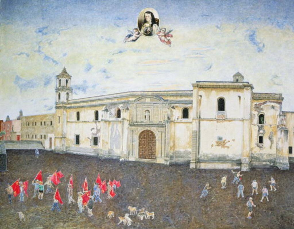Detail of Political Protest, the Cloister of Sor Juana de la Cruz 2001 by James Reeve