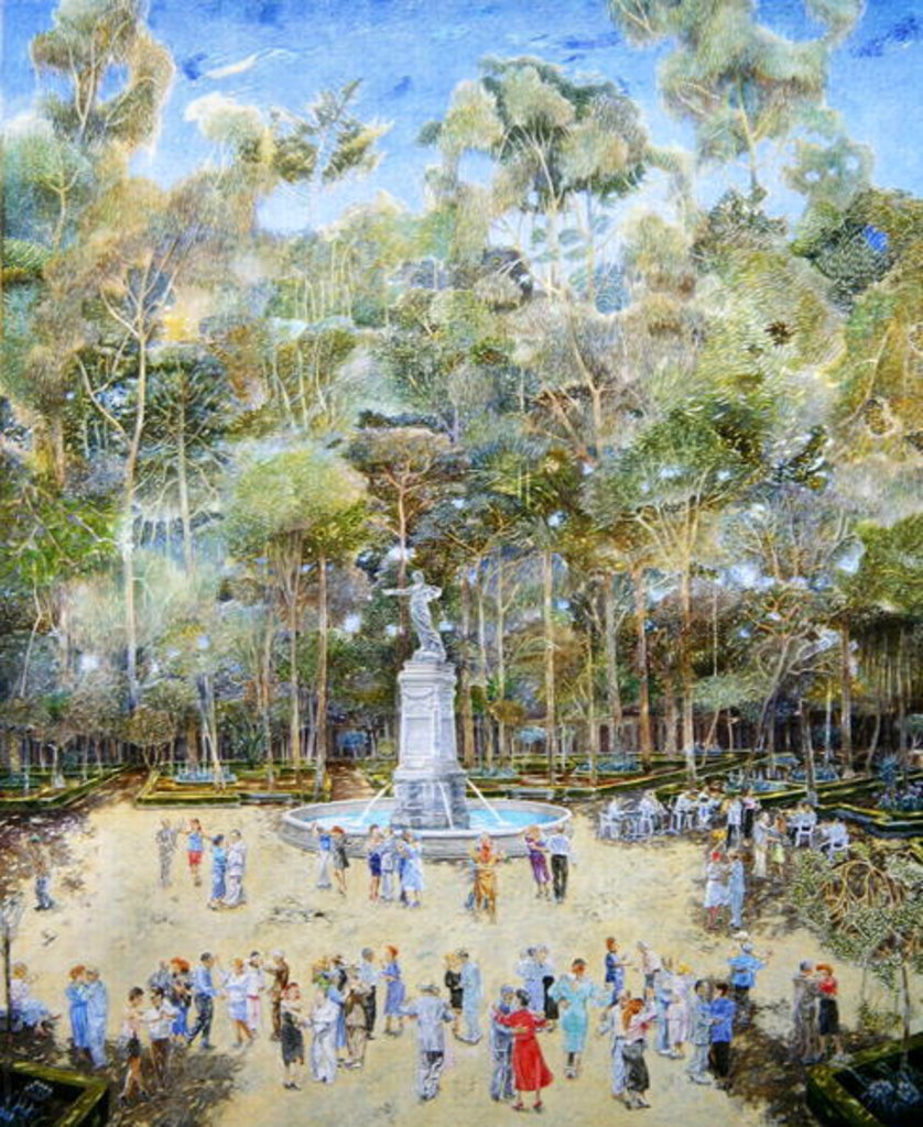 Detail of The-dansant, Tea Evening, La Ciudadela, 2003 by James Reeve