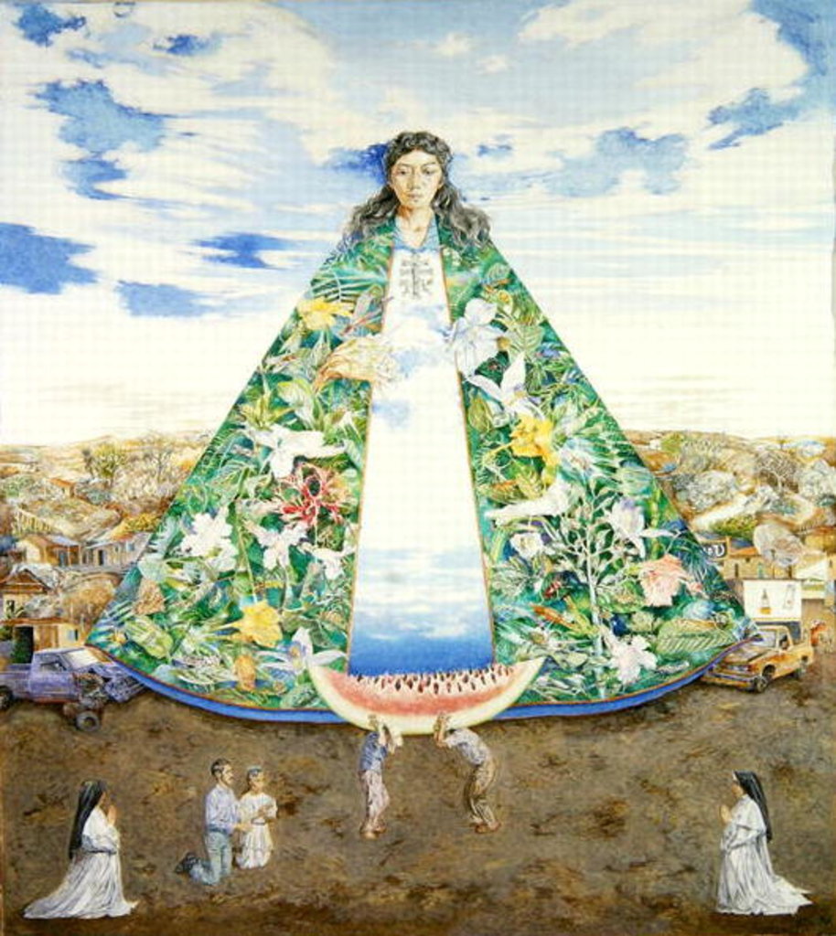 Detail of The Virgin of the Huasteca, 1988 by James Reeve