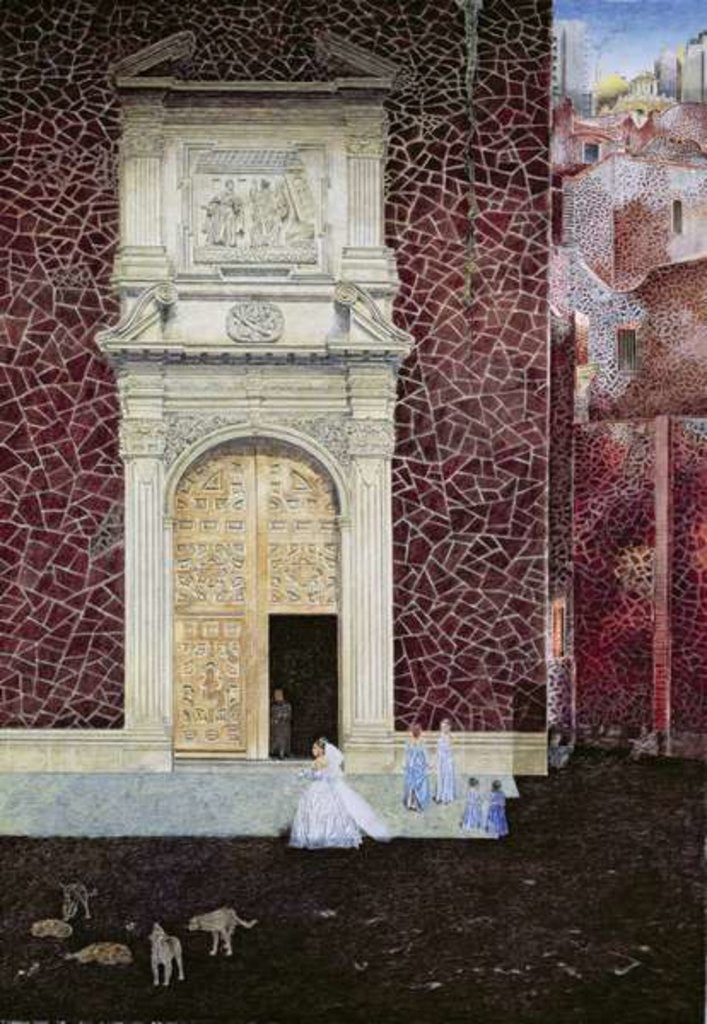 Detail of The Bridegroom Never Came, 2001 by James Reeve