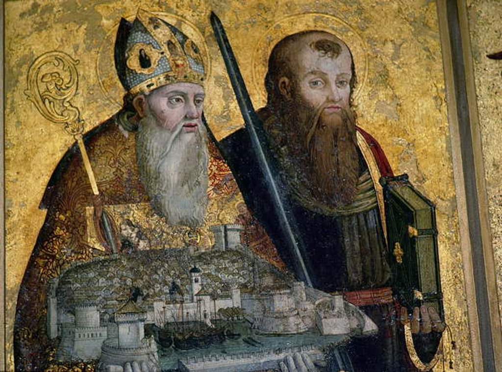Detail of SS. Blaise and Paul by Nikola Bozidarovic