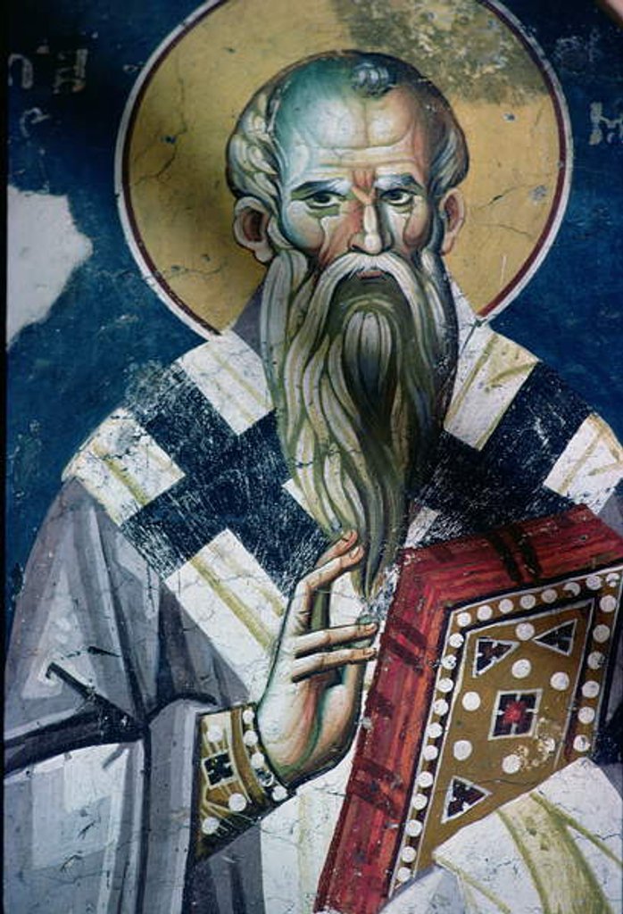 Detail of St. Clement by Astrapas and Eutychios