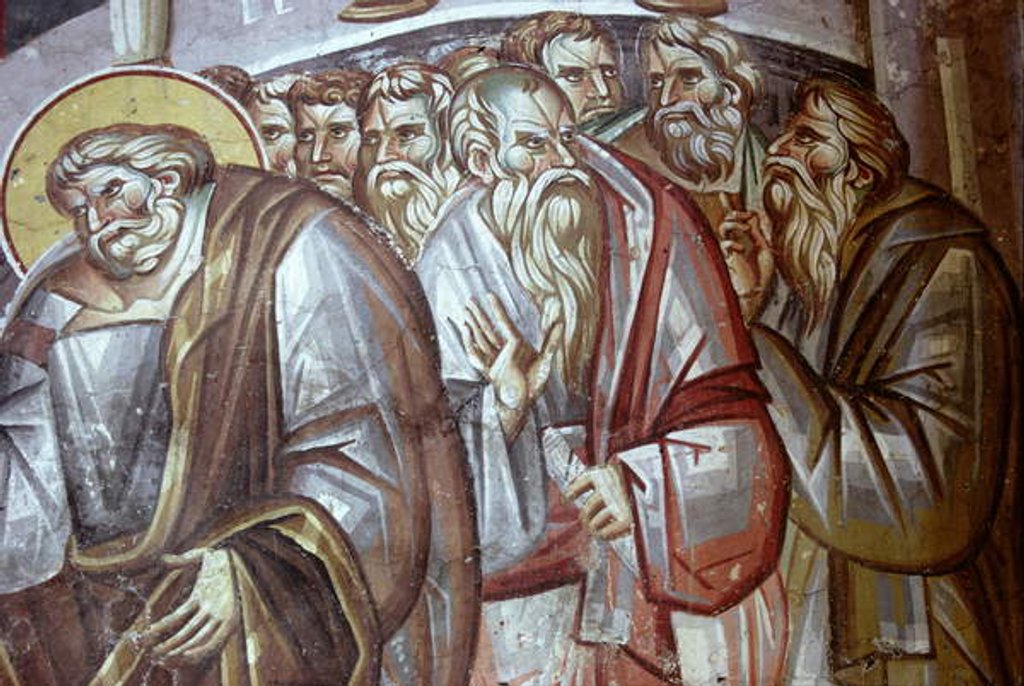 Detail of Detail from the Presentation of the Virgin by Astrapas and Eutychios