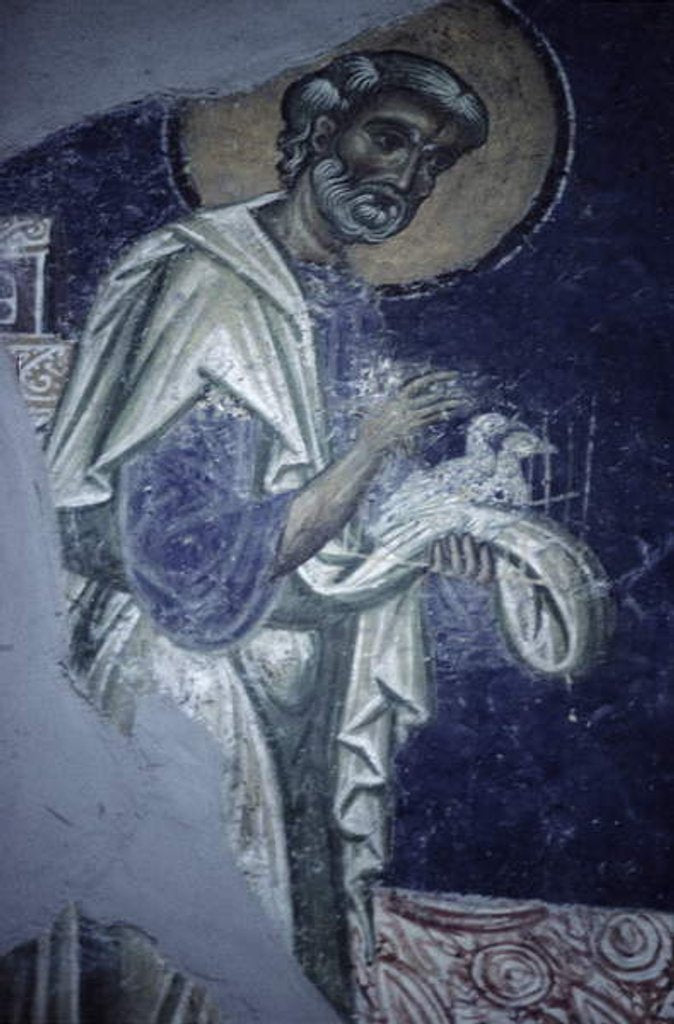 Detail of St. Joseph, a detail from the Presentation of Christ in the Temple, c.1164 by Byzantine School