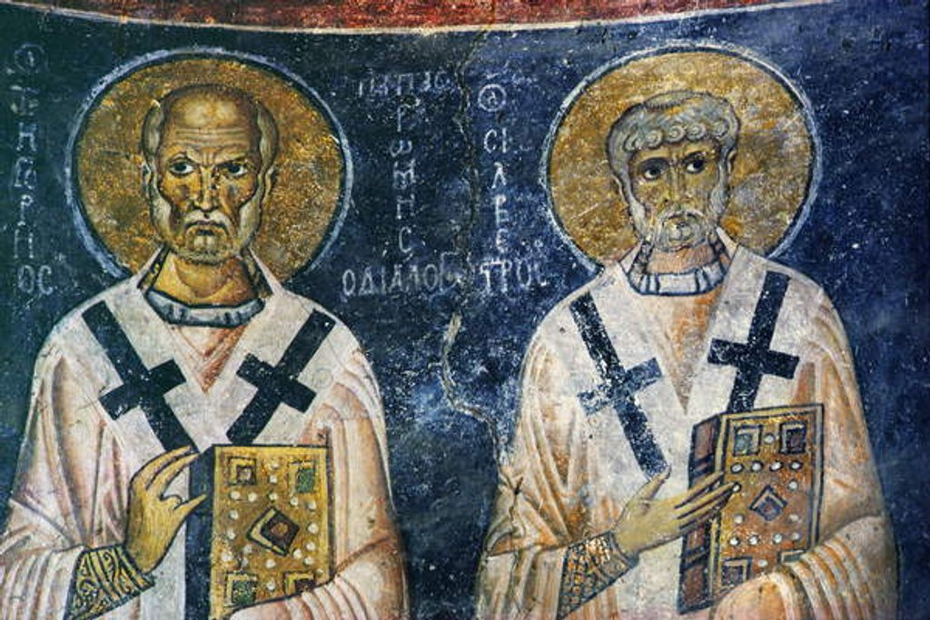Detail of Popes by School Macedonian
