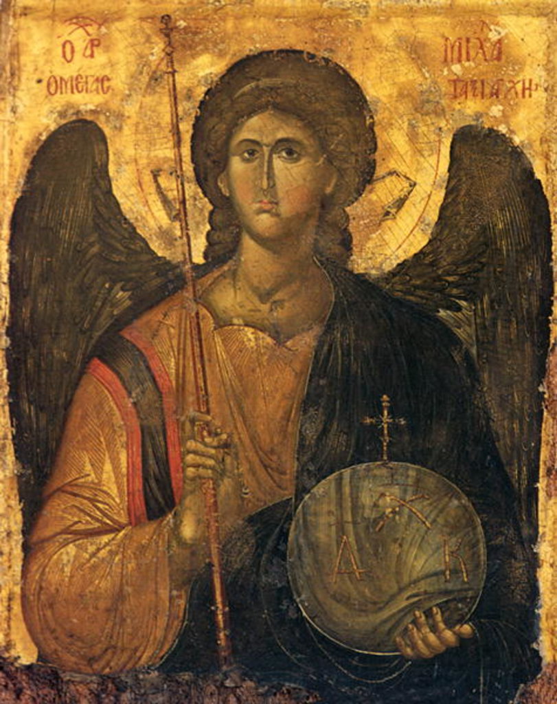 Detail of St. Michael by Byzantine
