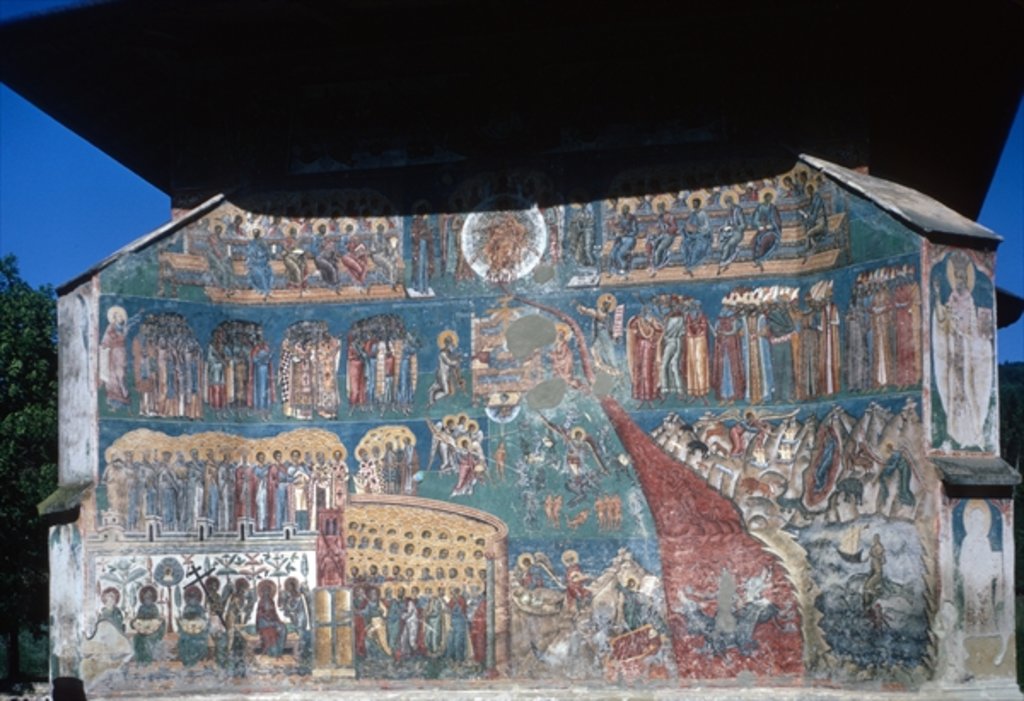 Detail of The Last Judgement, 1547-50 by Romanian School