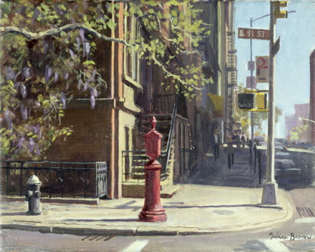 Detail of 91st Street at Lexington Avenue by Julian Barrow