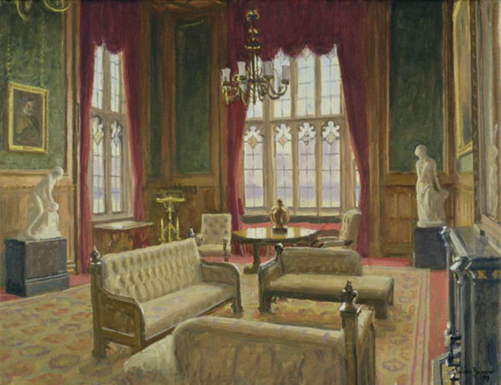 Detail of The River Room, Palace of Westminster by Julian Barrow