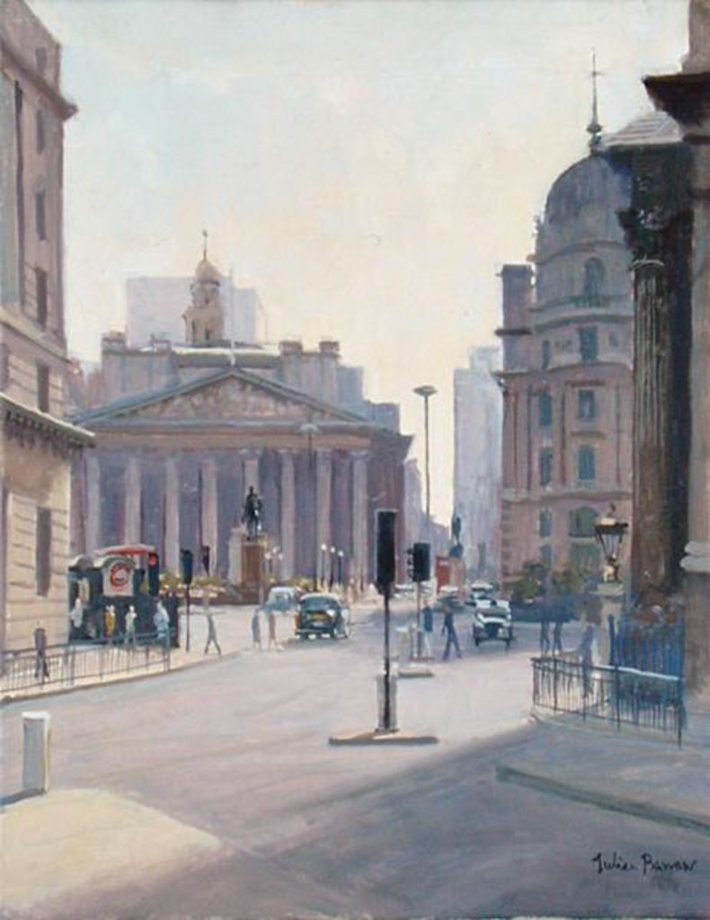 Detail of The Royal Exchange by Julian Barrow