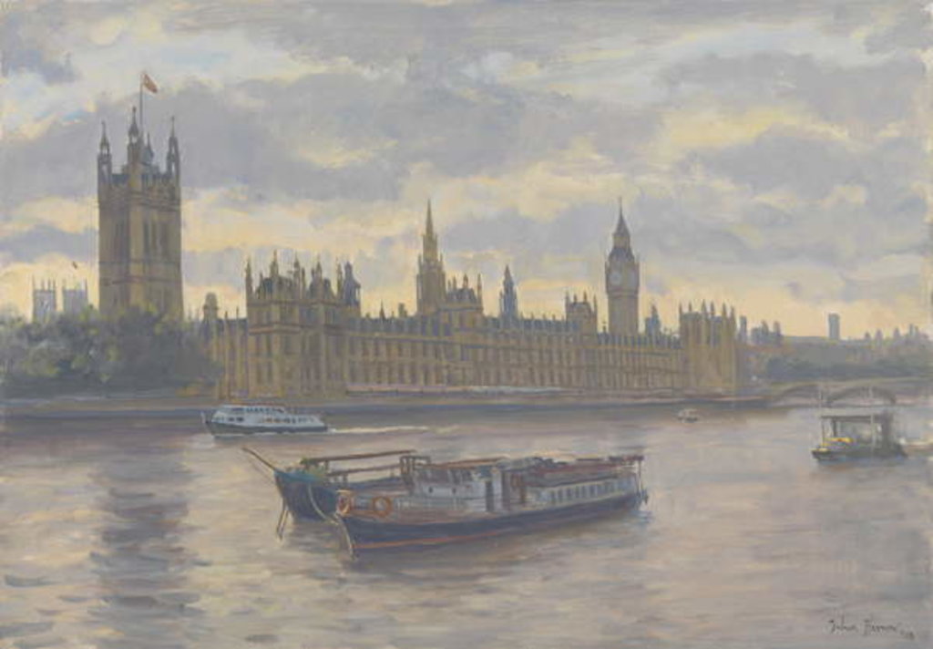 Detail of Houses of Parliament, 2010 by Julian Barrow