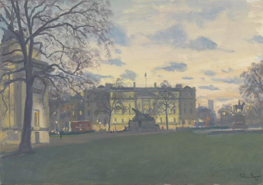Detail of Spring Evening, Hyde Park Corner, 2010 by Julian Barrow