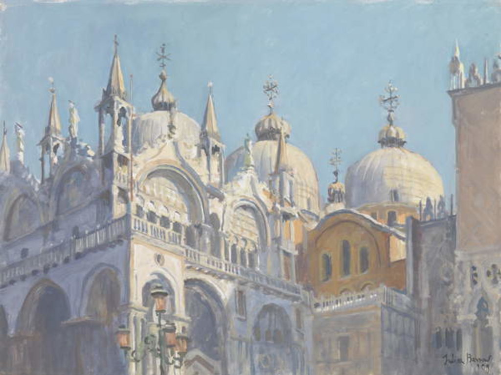 Detail of Domes of San Marco, 2009 by Julian Barrow
