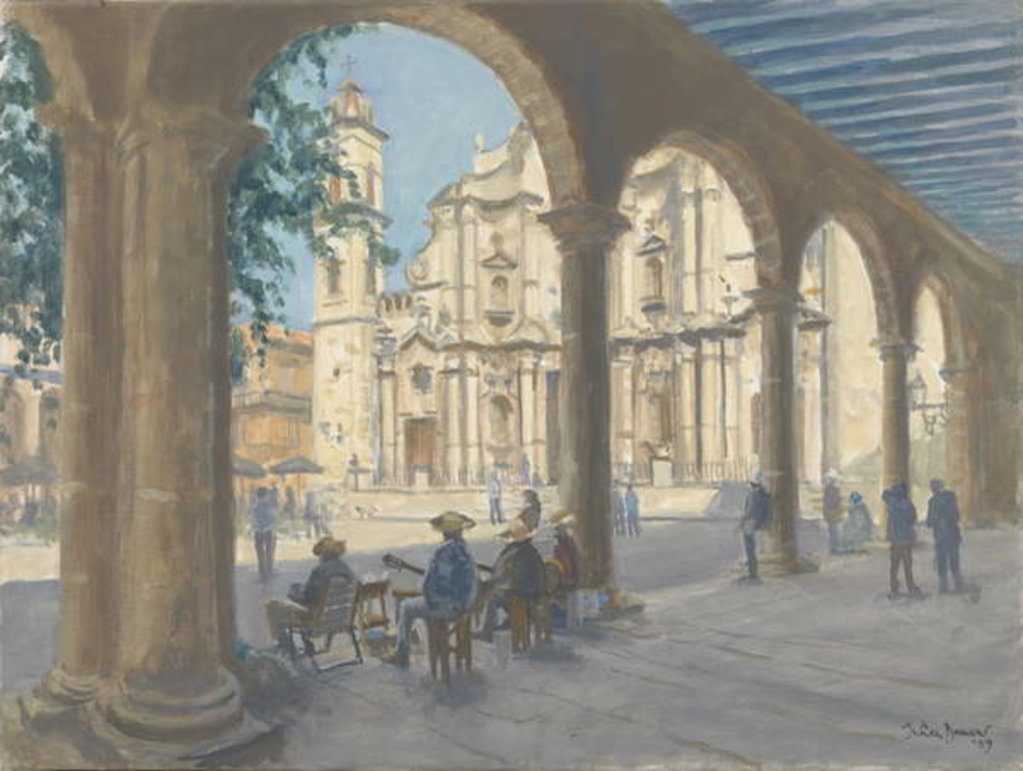 Detail of Plaza de la Catedral, 2010 by Julian Barrow