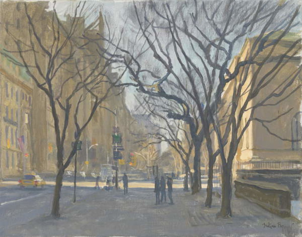Detail of Fifth Avenue and the Met, 2010 by Julian Barrow