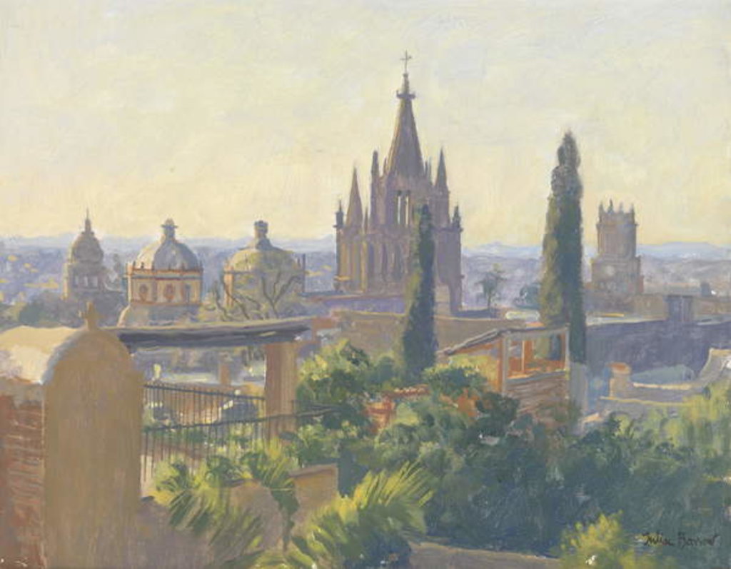 Detail of Rooftops of San Miguel Allende, 2005 by Julian Barrow
