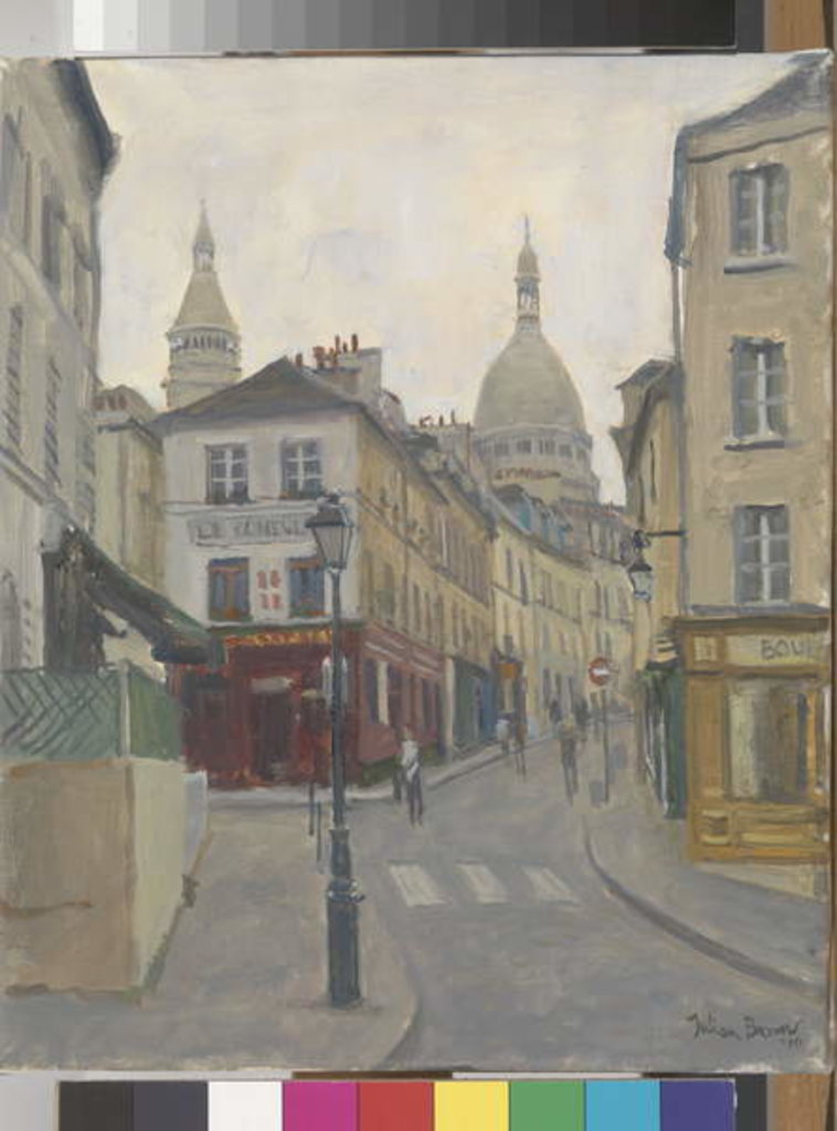 Detail of Montmartre, 2010 by Julian Barrow