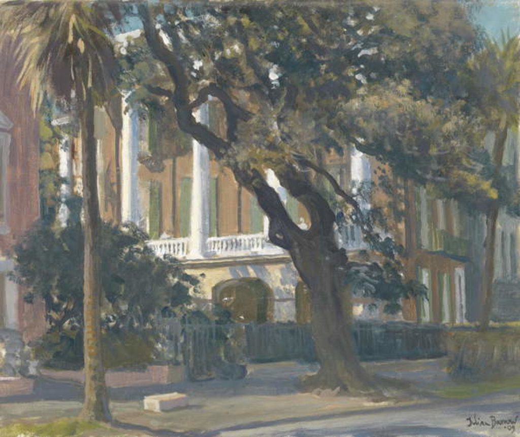 Detail of De Saussure House, Charleston, 2010 by Julian Barrow