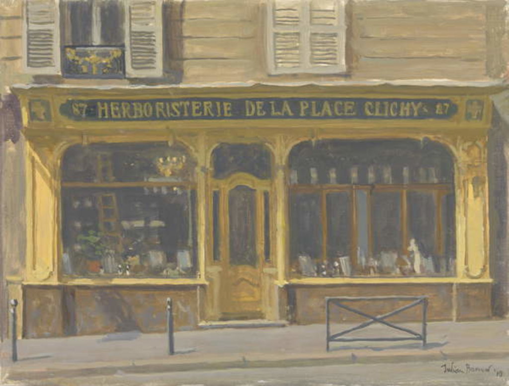 Detail of Herboristerie de la Place Clichy, 2010 by Julian Barrow