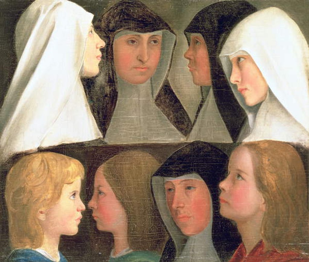 Detail of Study of Nuns and Applicants by German School
