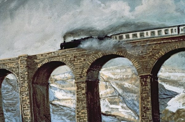 Detail of Arten Gill Viaduct by John Cooke