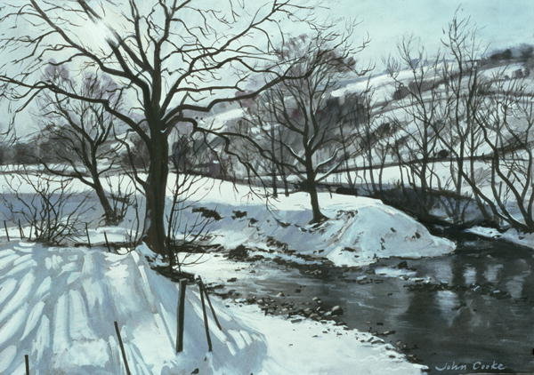 Detail of Winter River, 1996 by John Cooke