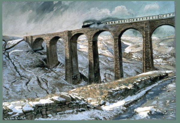Detail of Arten Gill Viaduct by John Cooke