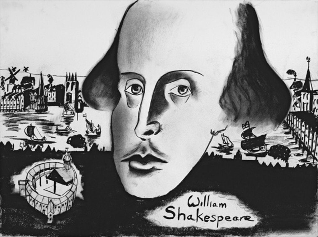 Detail of William Shakespeare 1994 by Jacob Sutton