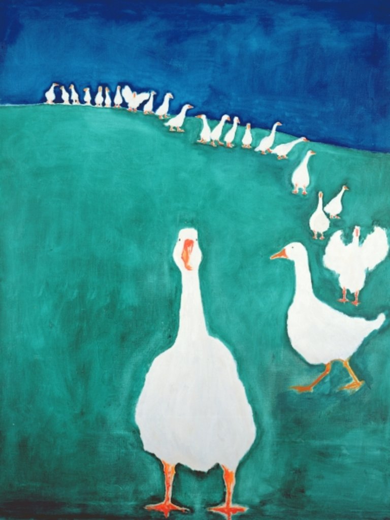 Detail of I Think it's Lunch Time, 2000 by Jacob Sutton