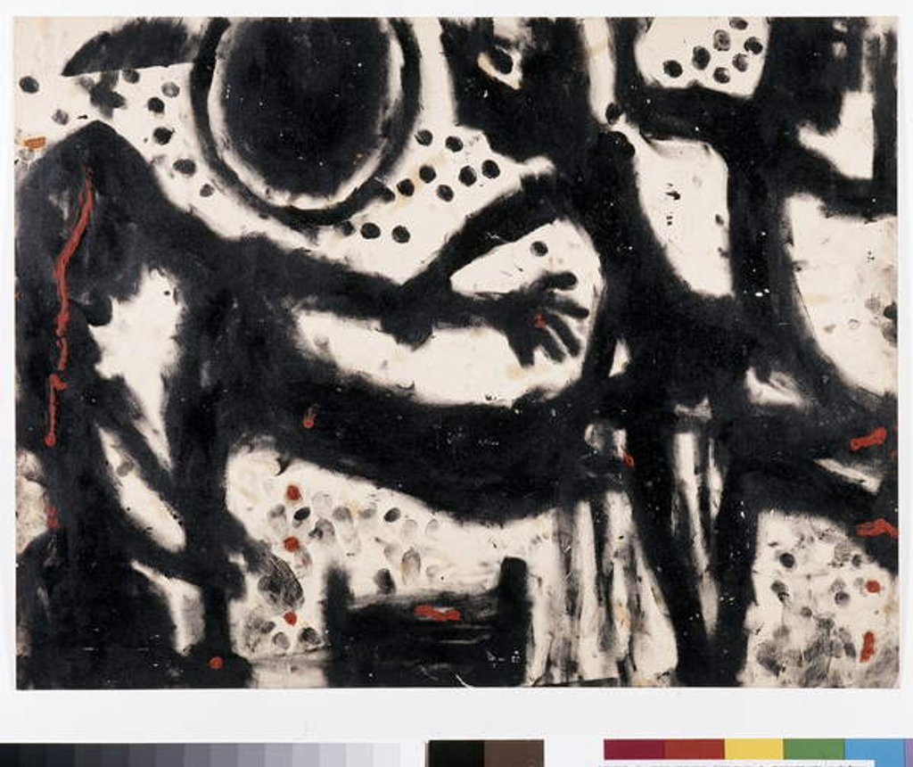 Detail of La meurtrissure fatale, 1939 by Louis Soutter