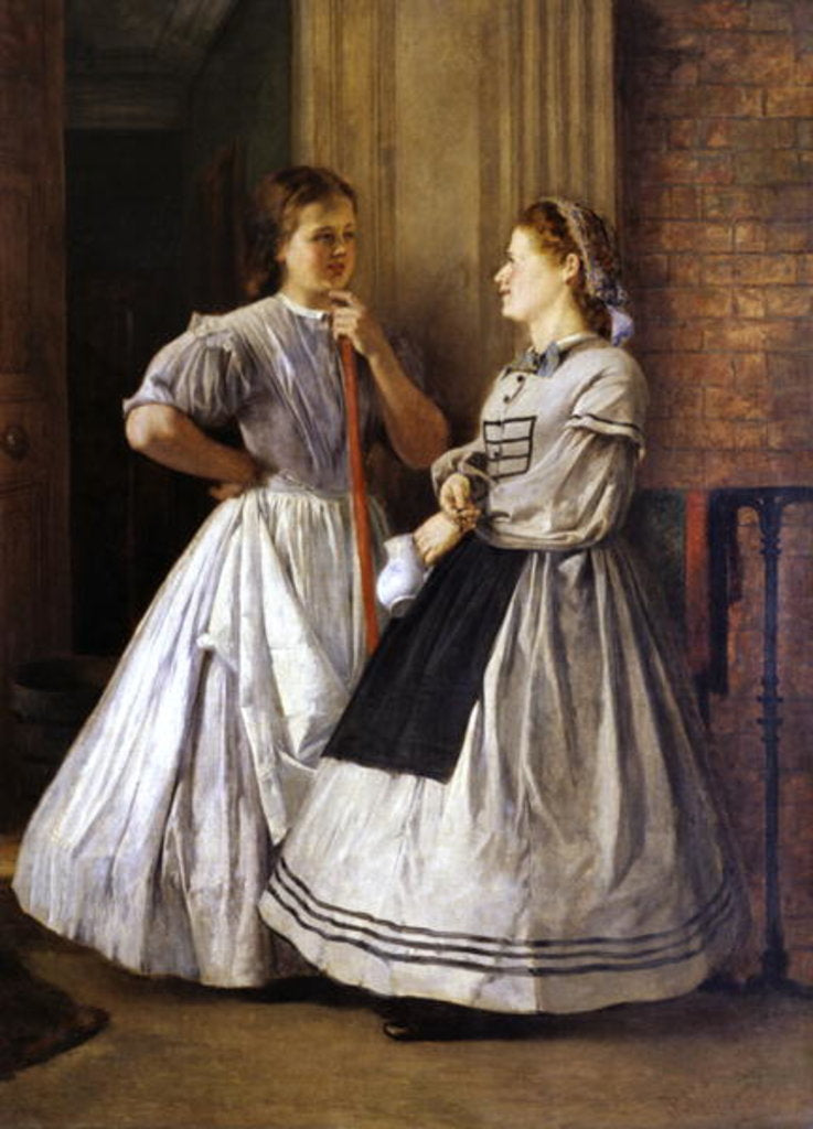 Detail of Maids of All Work, 1864-65 by John Finnie