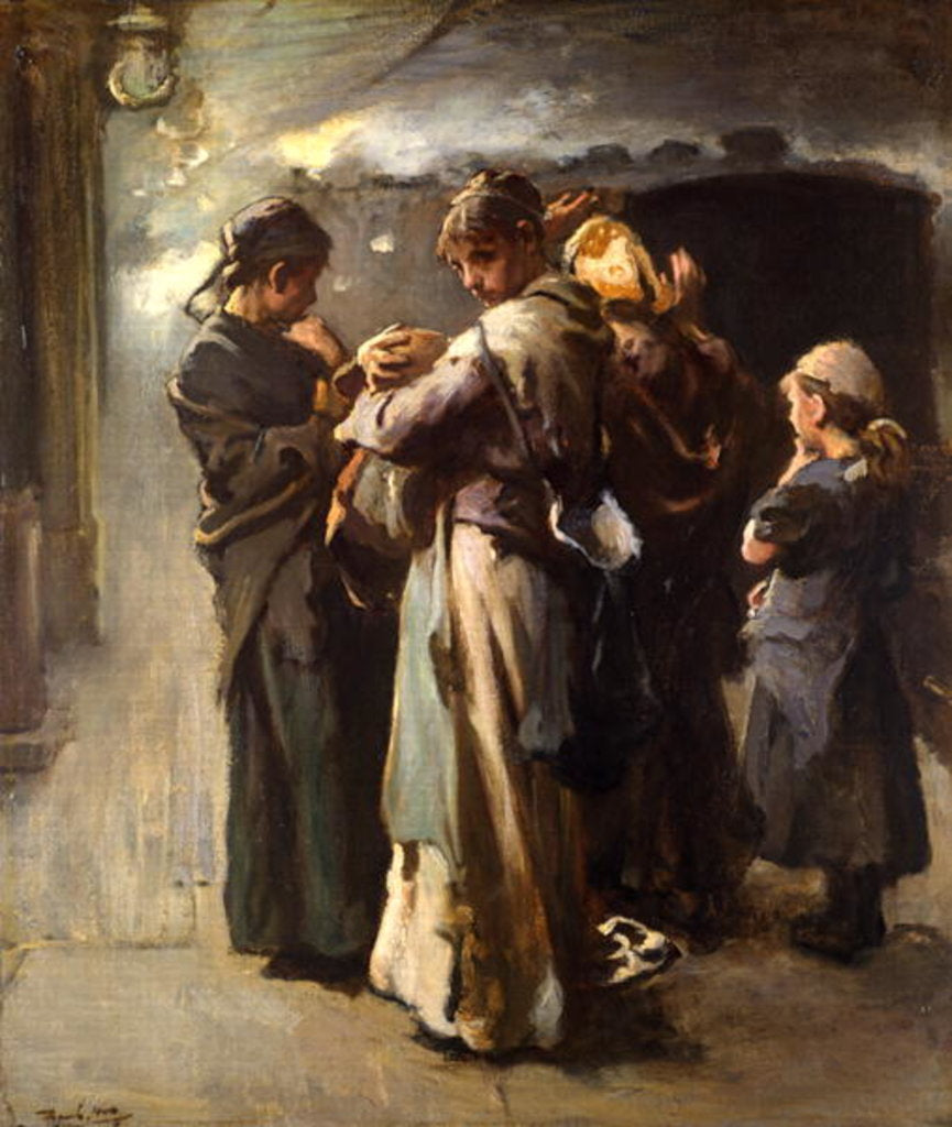Detail of Gone by Frank Holl