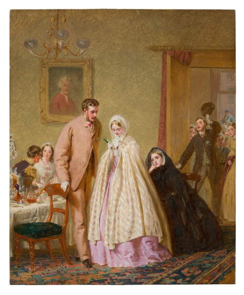 Detail of The Wedding Breakfast, 1862 by George Elgar Hicks