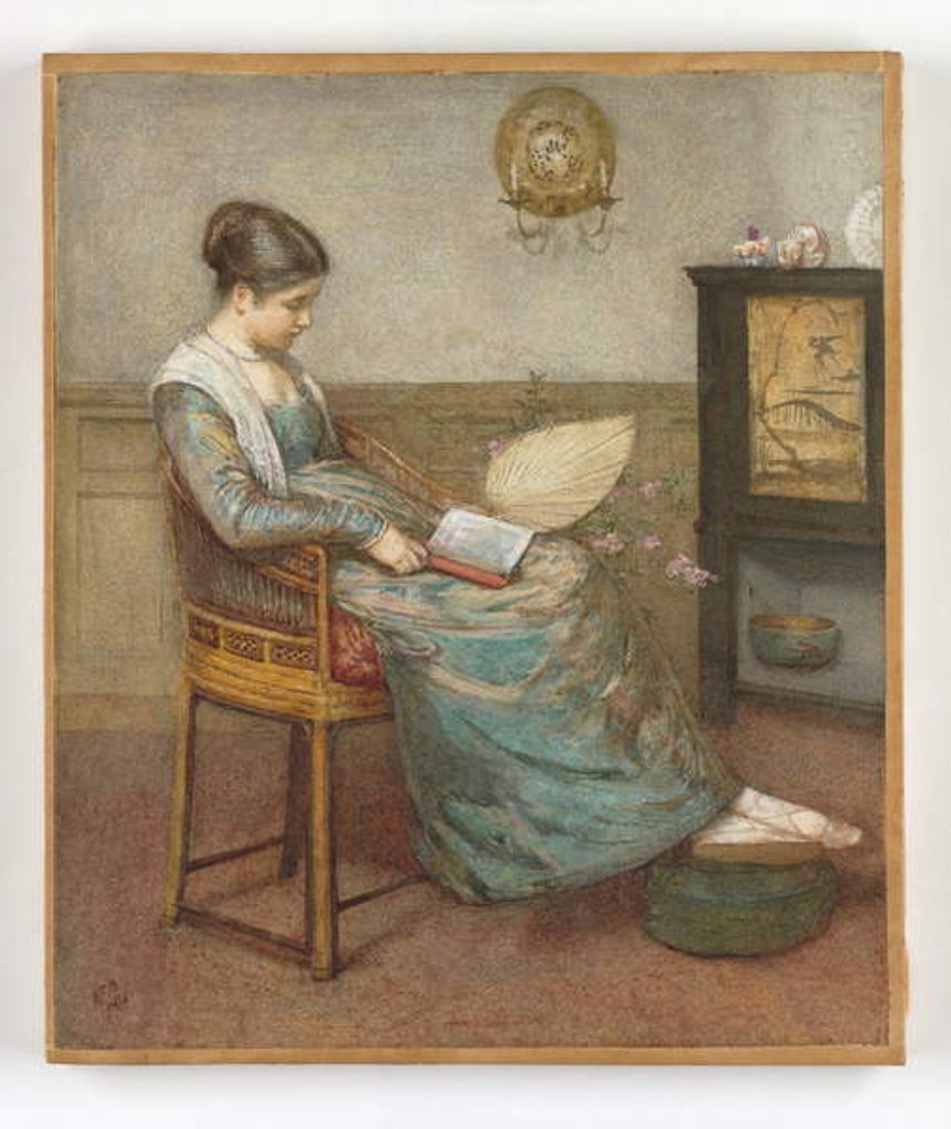 Detail of Meditation, 1875 by Edward Frederick Brewtnall