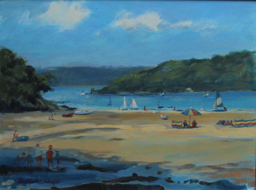 Detail of Millbay, Salcombe, 2016 by Jennifer Wright