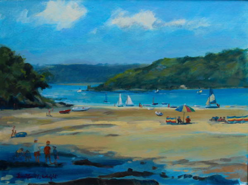 Detail of Salcombe Mill Bay by Jennifer Wright