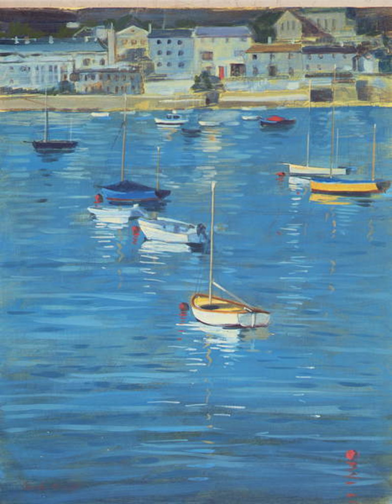 Detail of Salcombe, Sparkling Morning, 2002 by Jennifer Wright