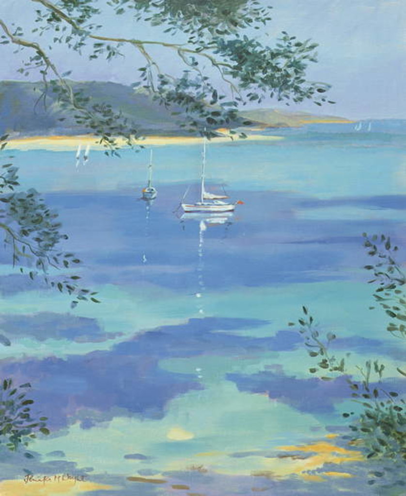 Detail of Moored Yacht - Perfect Day, 2000 by Jennifer Wright