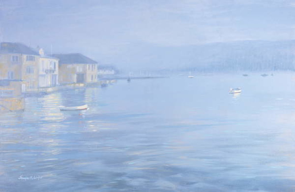 Detail of Salcombe - Misty Morning, 1998 by Jennifer Wright