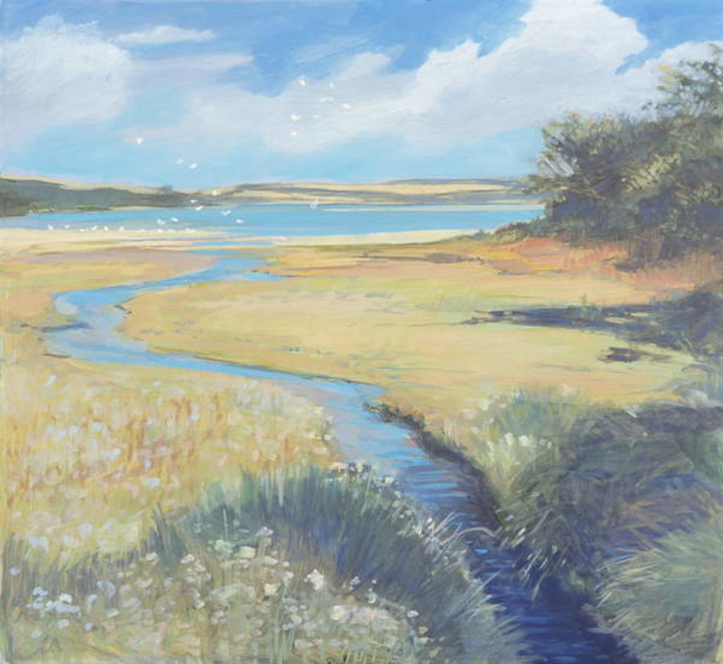 Detail of Kingsbridge Estuary, 2008 by Jennifer Wright