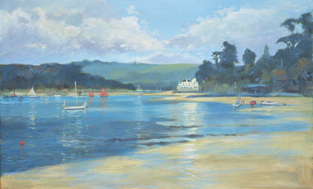 Detail of Salcombe - Late Afternoon Light, 2008 by Jennifer Wright
