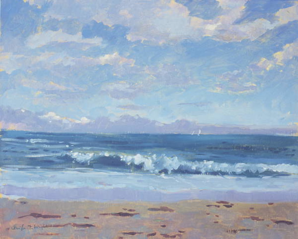 Detail of Thurlestone Beach by Jennifer Wright