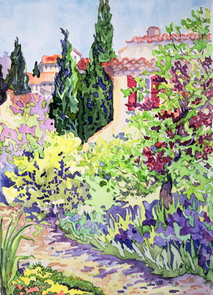 Detail of Garden at Vaison by Julia Gibson