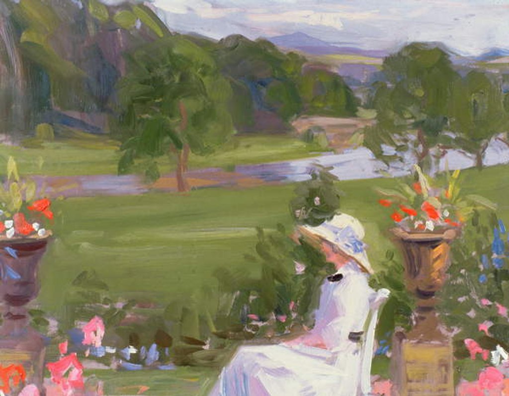Detail of Jean Cadell at Dalserf, 1912 by Francis Campbell Boileau Cadell