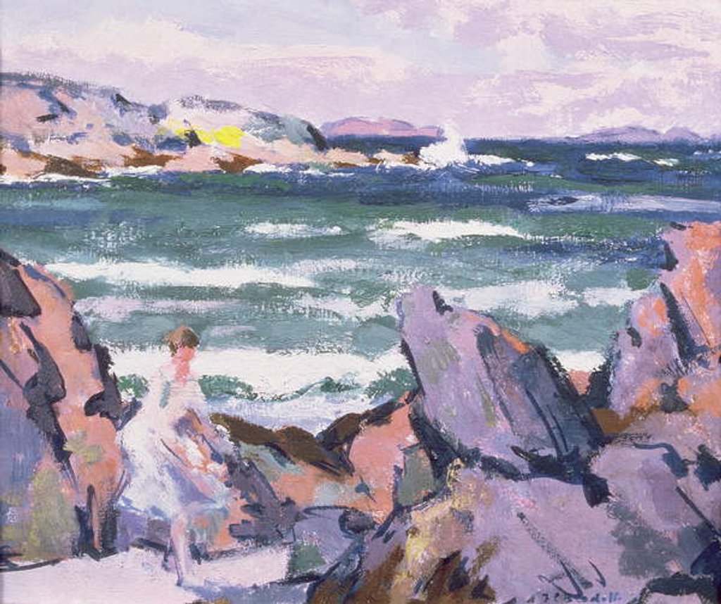 Detail of North Wind, Iona by Francis Campbell Boileau Cadell