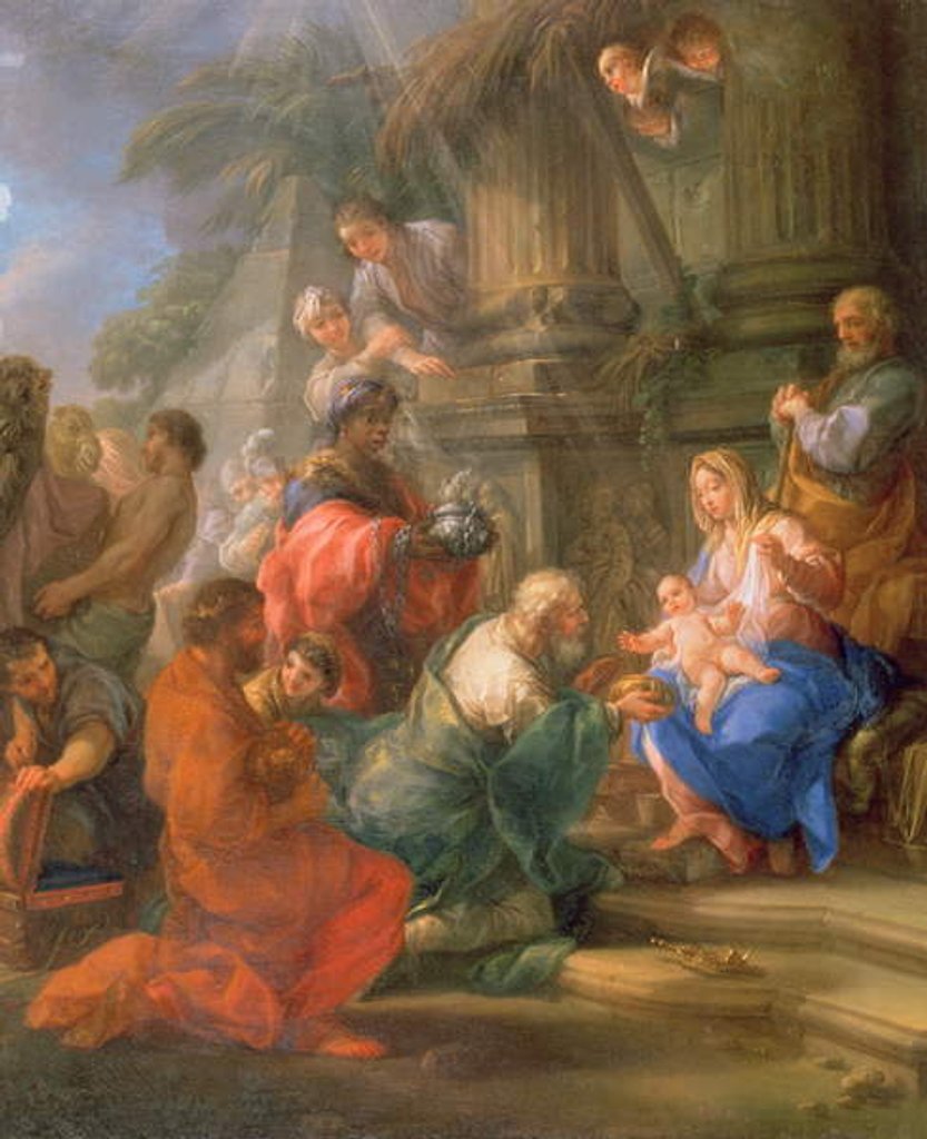 Detail of The Adoration of the Magi by Antonio Cavalucci